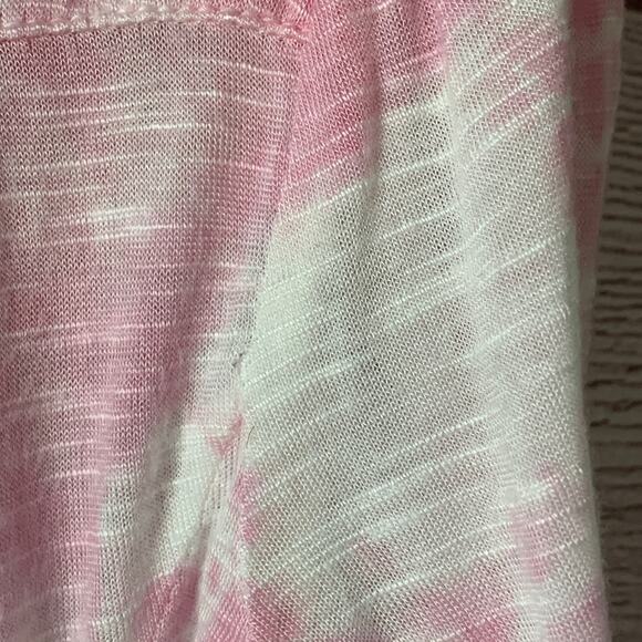 Vintage American Blues Pink Tie Dye Embroidered Button Up Shirt Size M Boho - Picture 9 of 16
